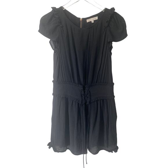 SANDRO BLACK CORSET ROMPER PLAYSUIT SIZE 2 - Picture 1 of 7